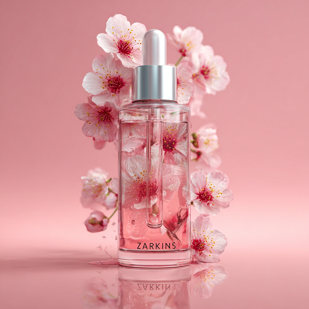 Zarkins Sakura Glow Serum 30ml - Niacinamide and Hyaluronic Acid Face Serum for radiant skin